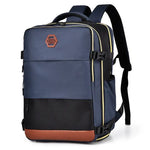 Color Block Multi-Pockets Backpack Bag Markonline
