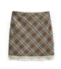 Plaid skirt for women eprolo