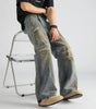 High street dirty dyed washed denim jeans for men Markonline
