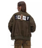 Patch Embroidery Flight Jacket  Casual Outerwear for Men eprolo