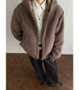 Lamb wool and velvet cotton coat hooded jacket eprolo