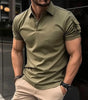 Polo shirt with collar buttons arm pockets sports polo shirt Markonline