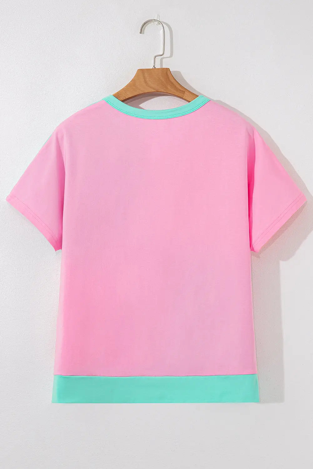 Mint Green Two Tone Half Buttons Collared T Shirt Markonline