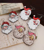 White 3 Pairs Christmas Santa Clause Pendant Hook Earrings Dear-Lover Dropshipping