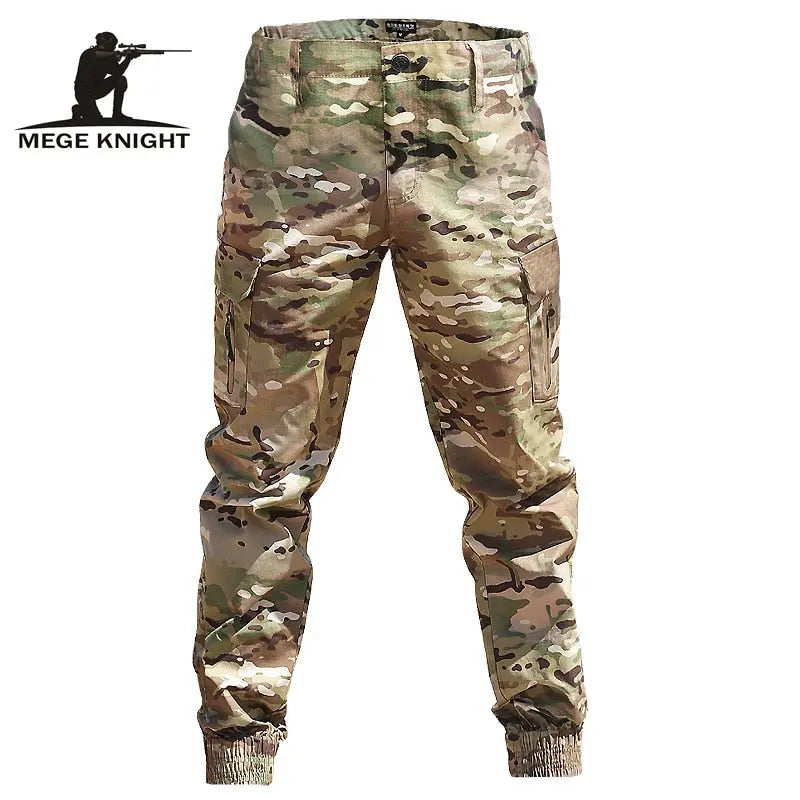 Mege Brand Men Fashion Streetwear Casual Camouflage Jogger Pants Tactical Military Trousers Men Cargo Pants for Droppshipping Markonline