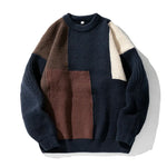 Color block splicing sweater for men Markonline
