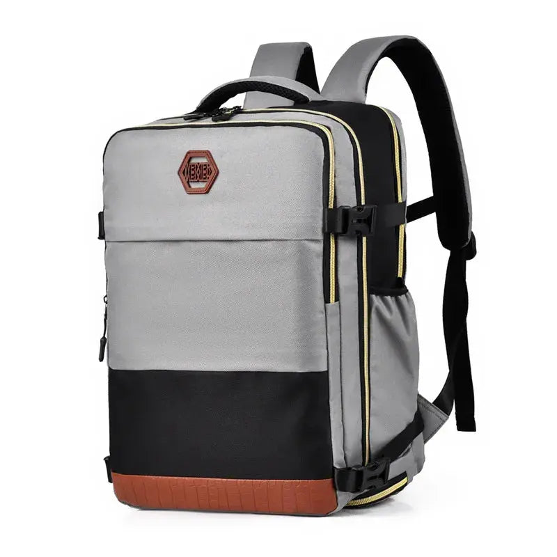 Color Block Multi-Pockets Backpack Bag Markonline