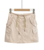 Drawstring pocket skirt for women eprolo