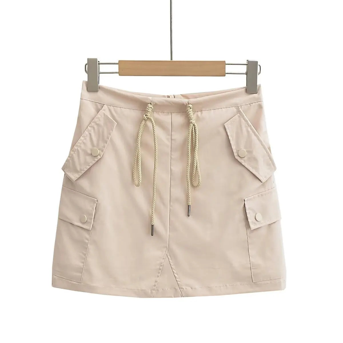 Drawstring pocket skirt for women eprolo