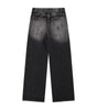 Washed Straight Jeans Men Loose Slimming Design Trousers Markonline