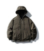 Workwear Down Jacket Men Thick Puffer Coat Hooded White Duck Down Outerwear eprolo