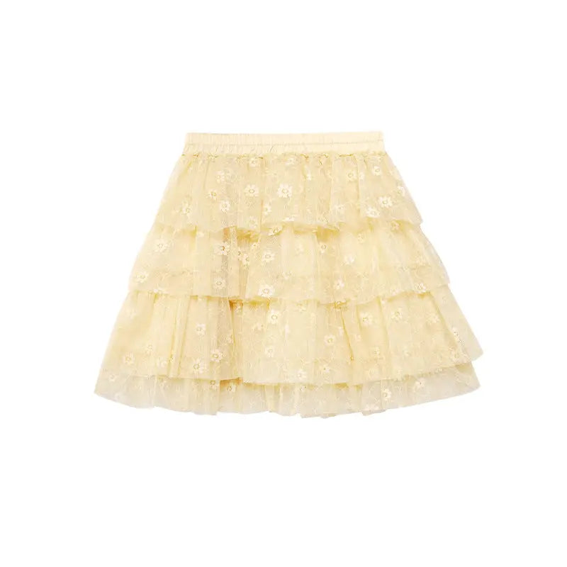 Lace cake short skirt for women eprolo