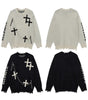 Knitted sweater necklace cross sweater for men eprolo
