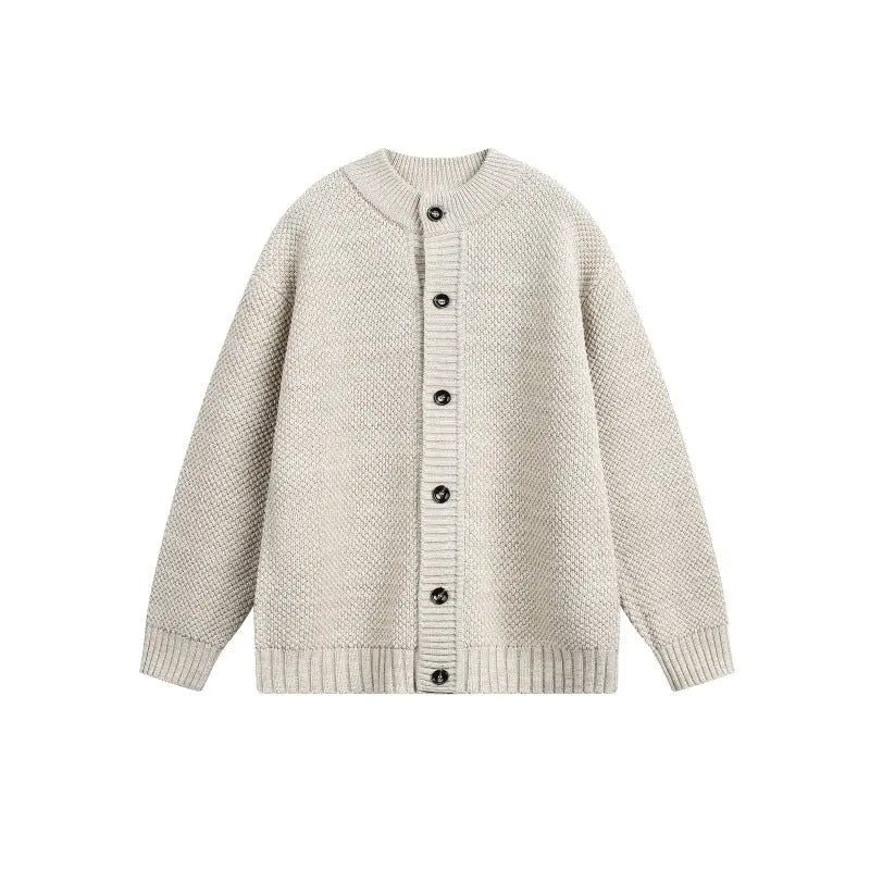 Classic Loose Casual Versatile Lazy Style Cardigan Sweater Men