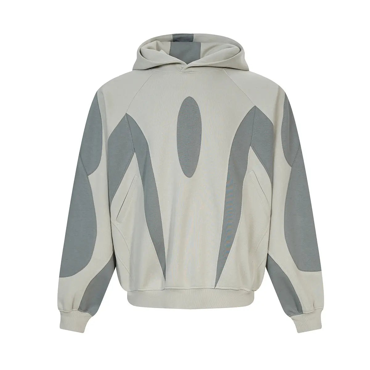 Splicing shaped hooded sweatshirt Markonline