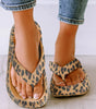 Leopard Print Thick Sole Flip Flops Dear-Lover Dropshipping