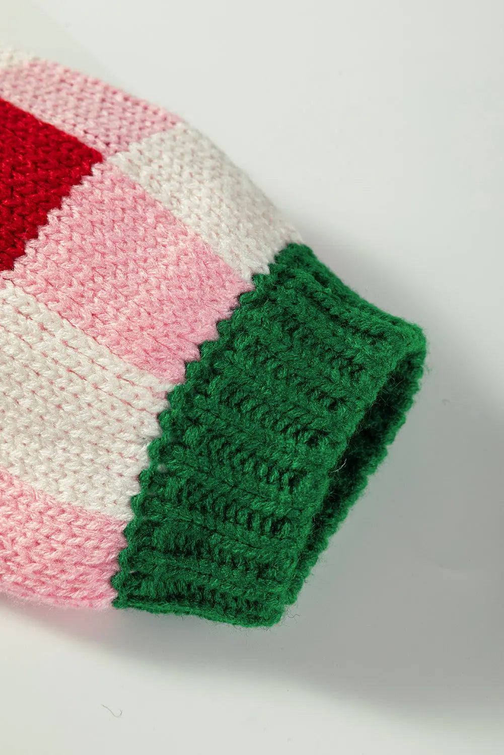 Pink Plaid Knit Bow Knot Decor Open Front Sweater Cardigan Dear-Lover Dropshipping