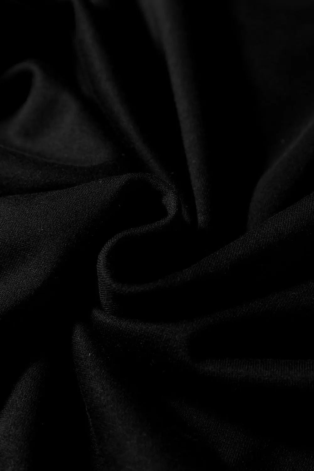 Black Varsity Contrast Banded Sleeve Shift Sweatshirt Dress Markonline