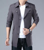 Thoshine Brand Spring Autumn Men Trench Coats Superior Quality Buttons Male Fashion Outerwear Jackets Windbreaker Plus Size 3XL Markonline