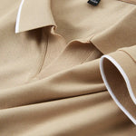 Men's Short Sleeve Polo Shirt Business Casual Top Markonline