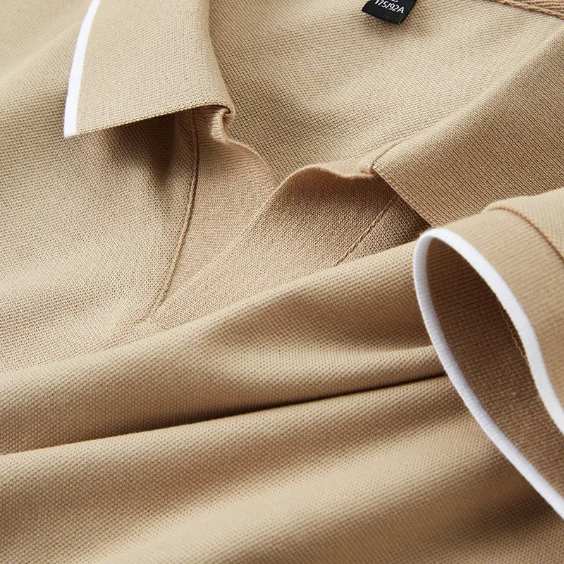 Men's Short Sleeve Polo Shirt Business Casual Top Markonline