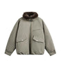 Hooded Parka with Large Pockets Down Jacket Coat eprolo