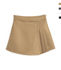 A-line pleated skirt pants for women eprolo