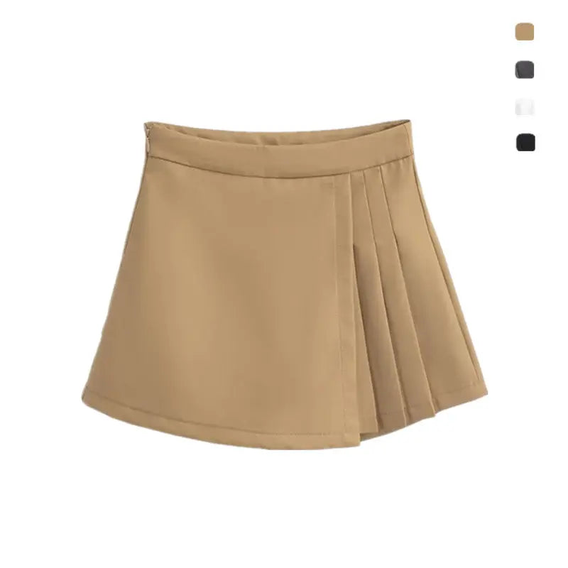 A-line pleated skirt pants for women eprolo