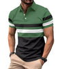 Polo striped men's sports polo shirt top Markonline