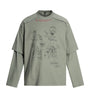 Two washed fake T-shirts with long sleeves for men Markonline