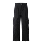 Multiple Pockets for Men and Women Slimming Straight Leg Casual Trousers Markonline