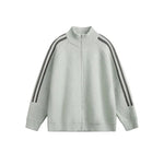 Three stripes with shoulder sleeves and a half high neck sweater for men Markonline