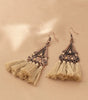 Brown Boho Triangle Metal Tasseled Earrings Dear-Lover Dropshipping