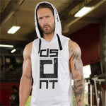 Cotton Tank Tops Hoodie Fitness Mens Bodybuilding Workout Tee fashion Muscle Male Activewear Markonline