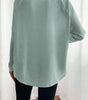 Moonlight Jade Textured Raglan Sleeve Knit Loose Top Dear-Lover Dropshipping