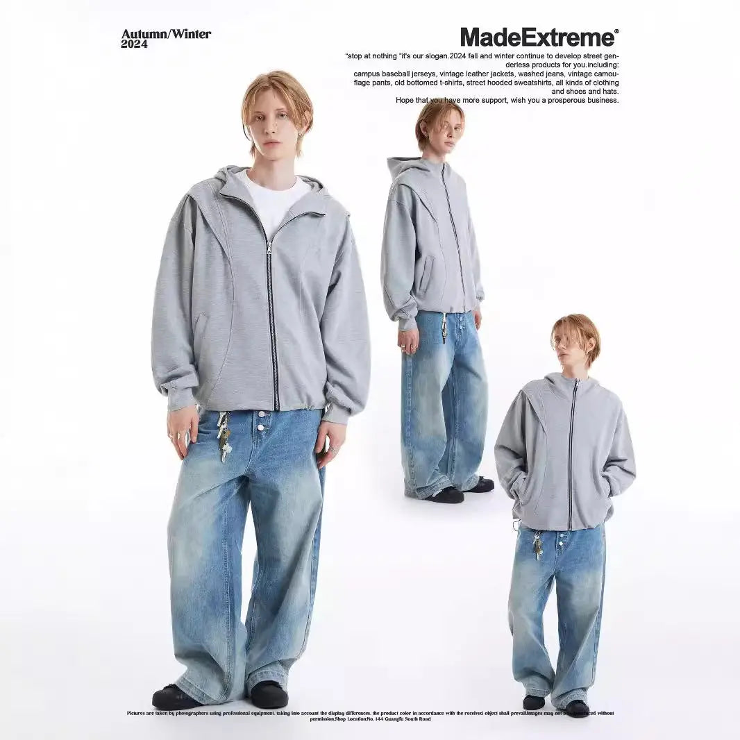 Cleanfit Zip-Up Hoodie for Men