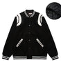 Splice leather contrasting coat couple cotton jacket Markonline