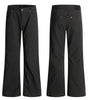 Carbon Grey Flared Denim Pants for Men and Women Markonline