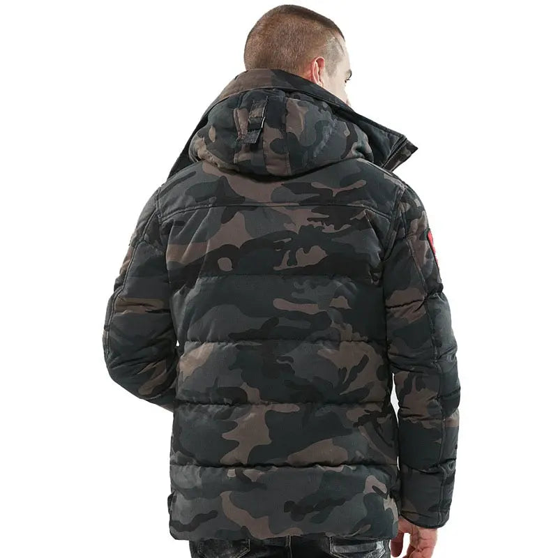 Hot Sale Winter Jacket Men Thicken Cotton Camouflage Parka Hiphop Chaquetas Hombre Mens Casual Streetwear Outerwear Hooded Coats Markonline