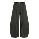 Tapered Workwear Casual Pants for Men and Women Unisex Slimming Loose Fit Banana Wide-Leg Long Pants Markonline