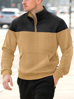 Zipper long sleeved polo shirt for men Markonline
