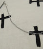 Knitted sweater necklace cross sweater for men eprolo