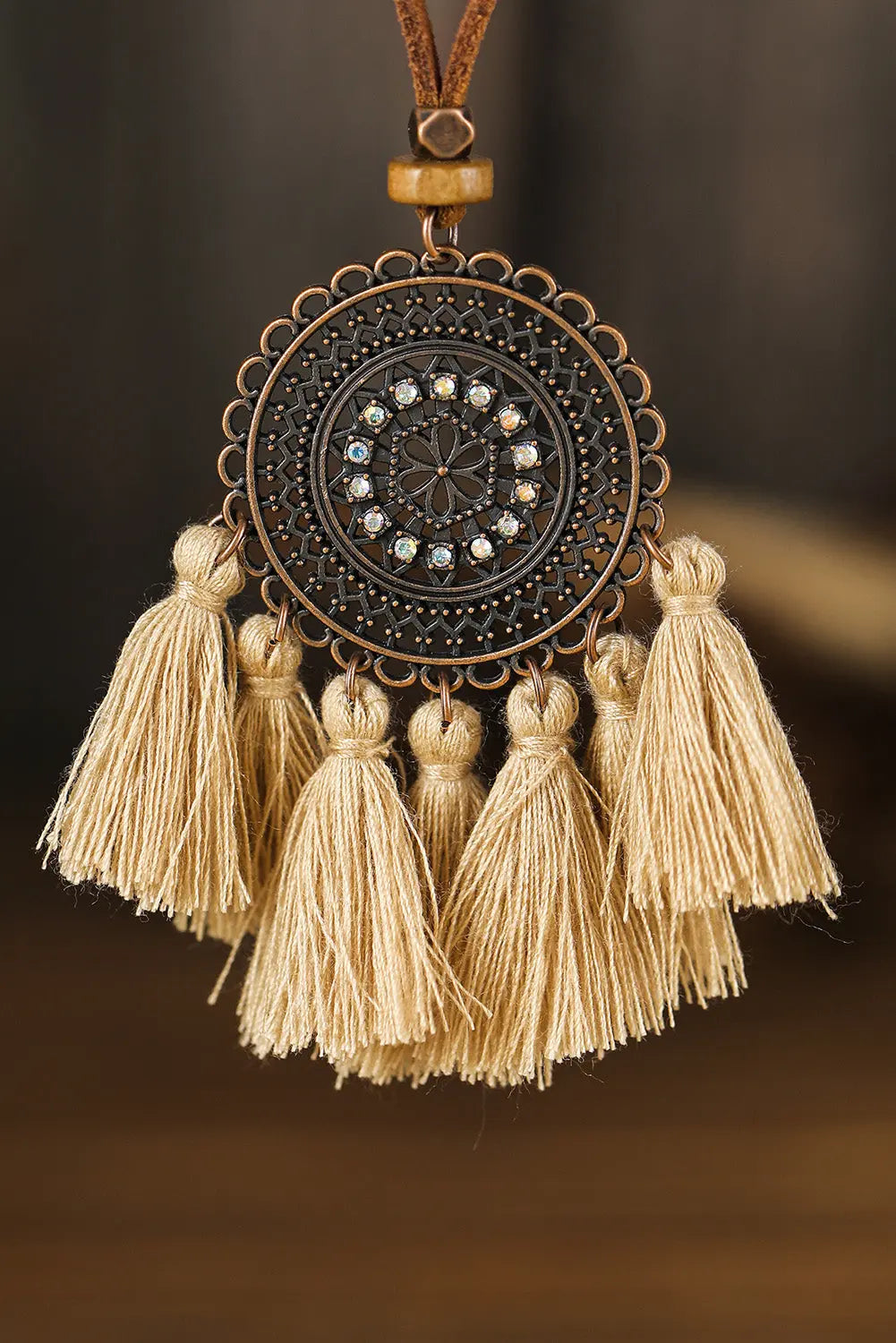 Multicolor 3pcs Bohemian Retro Tasseled Pendant Necklace Dear-Lover Dropshipping