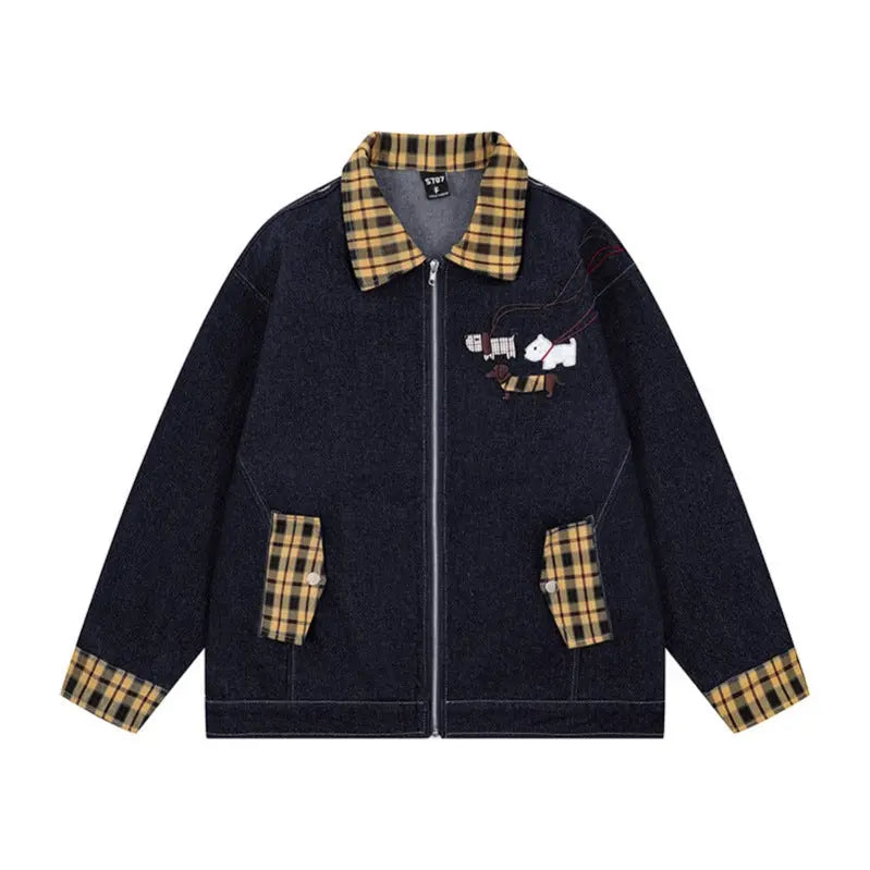 Checkered fake two coats Markonline
