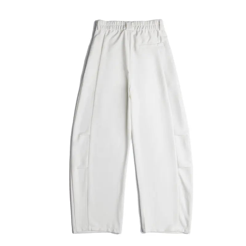 Simple solid color casual pants for men loose pants Markonline