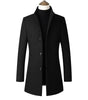 New Brand Autumn Winter 30% Wool Men Thick Coats Stand Collar Male Fashion Wool Blend Jackets Outerwear Smart Casual Trench Markonline
