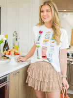 Sexy Beaded Skirt with Sequins and Pleats - Pure Color Short Skirt for Women Markonline