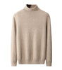 Men's high collar pullover sweater for autumn and winter, loose knit base sweater for men Markonline
