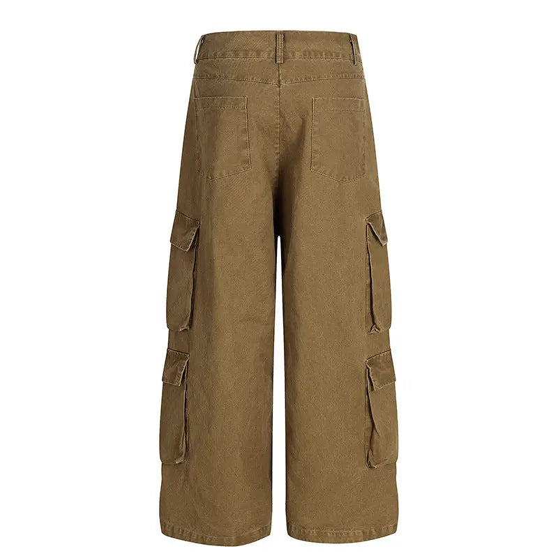 Splash ink workwear jeans for men and women