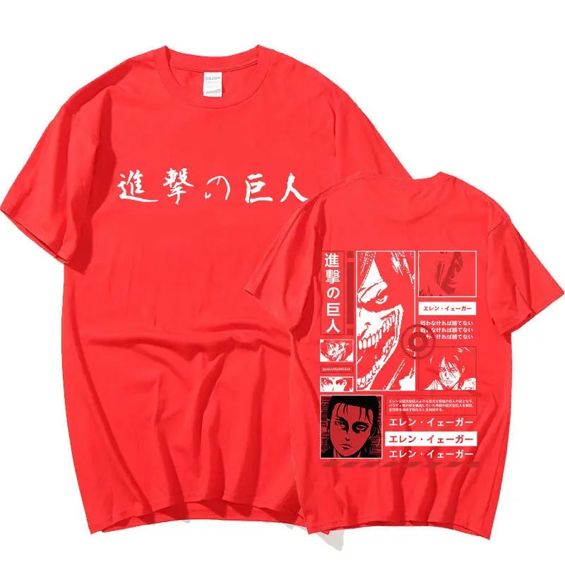 Japan Anime Attack on Titan T Shirt Men Shingeki No Kyojin E Markonline